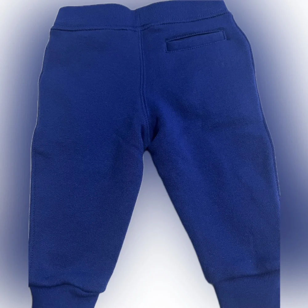 Ralph Lauren Polo Baby Boy Royal Blue Athletic Joggers Size 9 Months